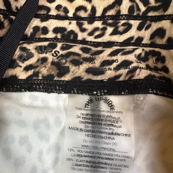 The Upside Leo Printed Leopard Yoga Legging Pants Women's Size 4 - Picture 3 of 5